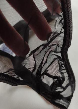 Стрінги чоловічі прозора сіточка сексі еротик чорні труси трусики сексуальні стрінгі5 фото