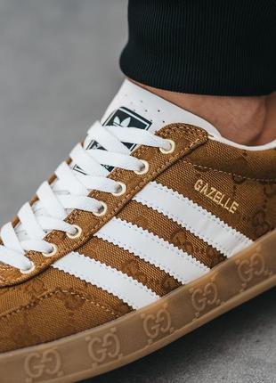 Кросівки  adidas gazelle x gucc! чоловічі7 фото