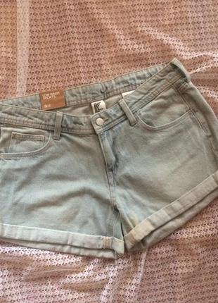 Крутые светлые джинсовые шорты & denim от h&m