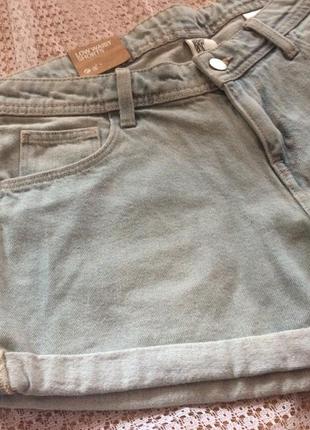 Крутые светлые джинсовые шорты &amp; denim от h&amp;m2 фото
