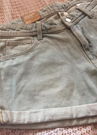Крутые светлые джинсовые шорты & denim от h&m2 фото