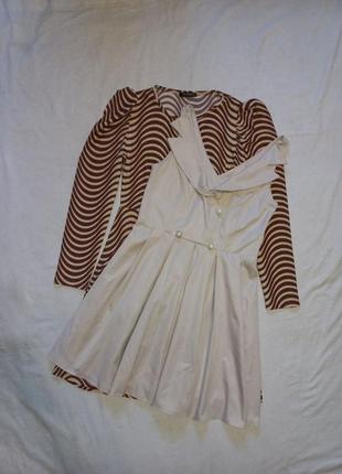Платье пиджак кэжуал имитация пиджака