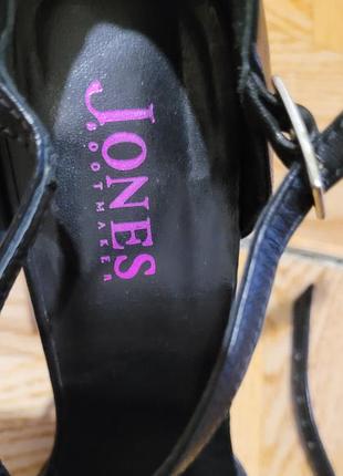 Туфли новые женские черные кожаные на высоком каблуке новые испания 39 размер9 фото