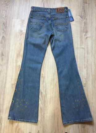 Джинсы винтажные клёш lee олдскульные клеши
