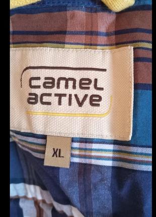 Рубашка в клетку хлопок рубашка оригинал camel active  pубашка в стиле тенниска5 фото