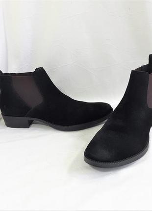 Замшевые ботинки-челси от "geox", р 40-41,5