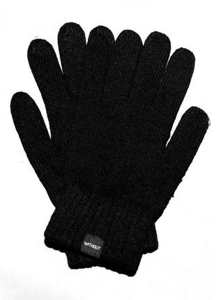 Чоловічі перчатки without men 19 black