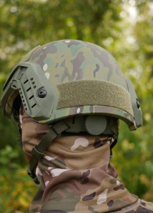 Шолом fast future assault shell helmet nij iiia мультикам з покращеними вставками4 фото