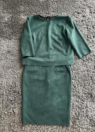 Замшевый костюм