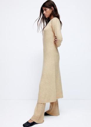 Альпака вовняна сукня zara