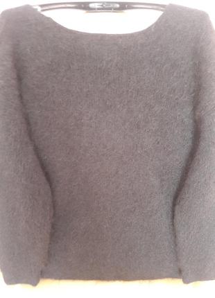Светр пуловер оверсайз мохер+вовна3 фото