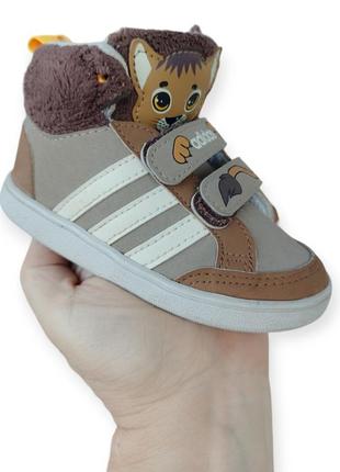 Кроссовки хайтопы adidas neo animal mid,