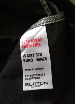Чоловічі класичні штани burton london, нові, розмір 32r slim fit4 фото