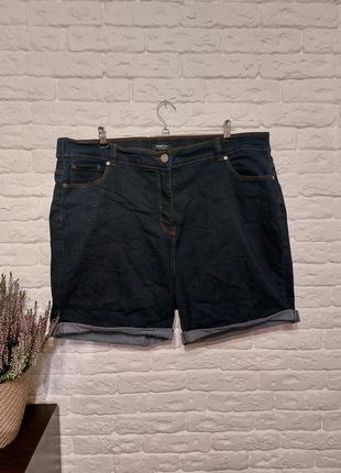 Фирменные стрейчевые джинсовые шорты1 фото