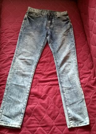 Чоловічі звужені джинси denim co, розмір w30/l32 slim s m l