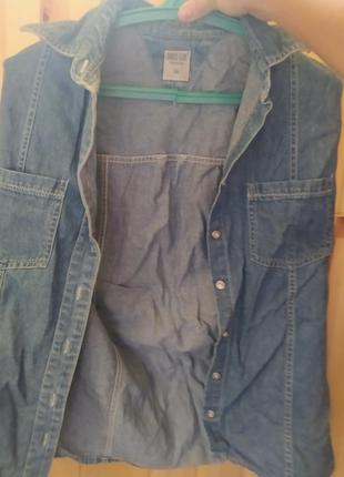 Сорочка джинсова