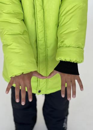 Зимова куртка пальто ❄️ салатовое, удобное и стильное. есть обин6 фото