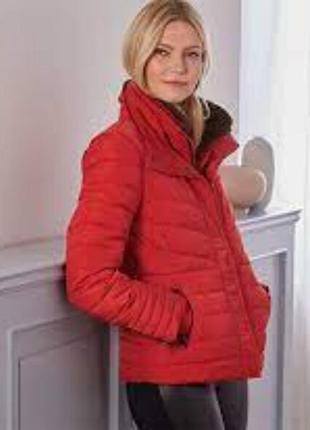 Элегантная теплая женская стеганая куртка от tcm tchibo (чибо), нитевичка, укр 56-58
