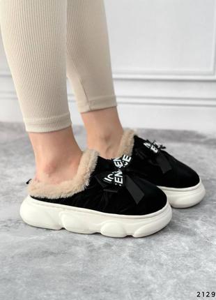Модные черные женские ботиночки6 фото