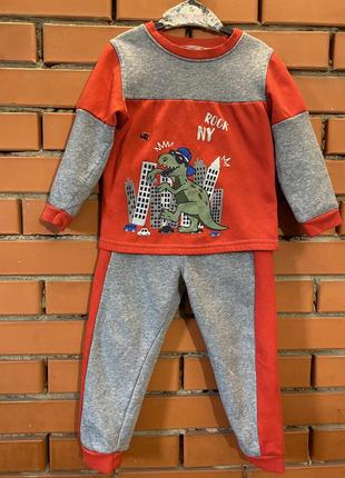 Домашний спортивный костюм kiki koko 3-4 р ( 104 см).