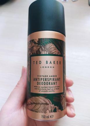 Ted baker брендовий дезодорант vintage amber 150ml