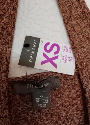 Трикотажный топ primark xs/6/8/34/36/2/4/38/40/s3 фото