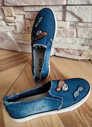 Новые 👍👍качественные джинсовые слипоны