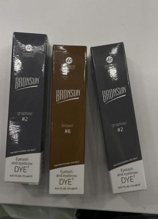 Краска для бровей бронсан