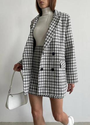 Костюм женский пиджак + юбка 7001