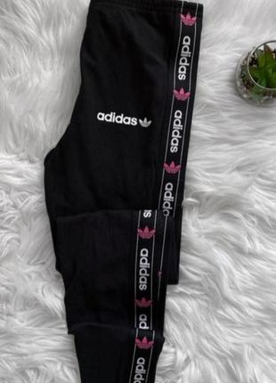 Лосины adidas,с лампасами2 фото