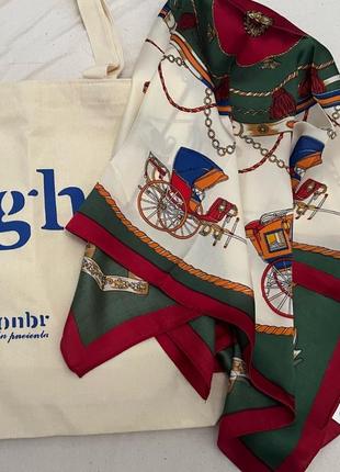 Хустка хустинка платок платочек бант стрічка для волосся на сумку косинка принт новий