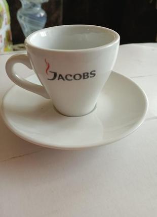 Чашка кавова з тарілкою1 фото
