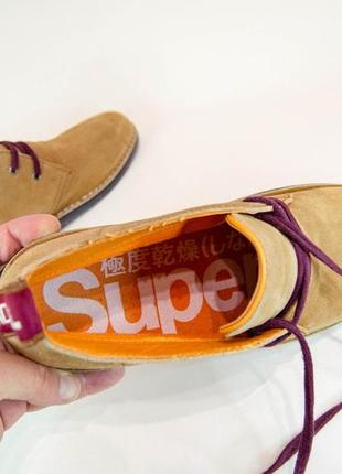 Superdry ботинки мужские кожа замша оригинал! размер 44 29 см8 фото