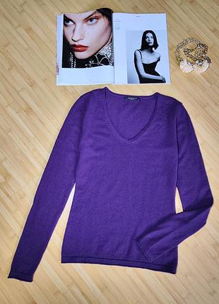 Globus невероятный сливовый свитер, шелк кашемир