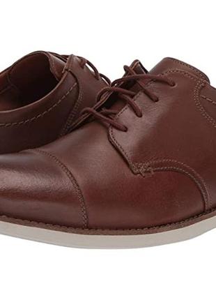 Кожаные туфли, туфлі clarks us12/ 46. новые1 фото