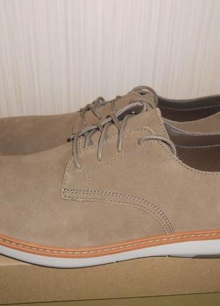 Кожаные туфли, туфлі clarks us11, us13. новые3 фото