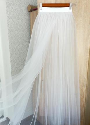 Фатиновая юбка шлейф 🤍1 фото
