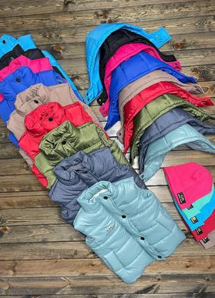 Жилетки для мальчиков и девушек 86-134