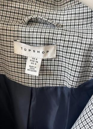 Тренч в клетку topshop5 фото