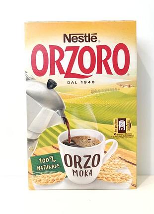 Орзо orzo nestle orzoro tostato e macinato per moka натуральний, обсмажений, мелений ячмінь для мока