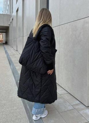 Пальто довге(в пол) з сумкою в комплекті3 фото