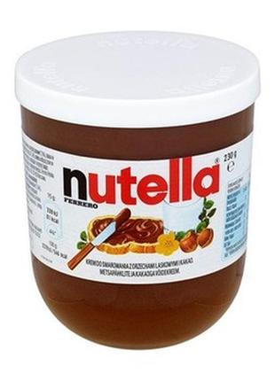 Шоколадная паста с орехами nutella 230г1 фото