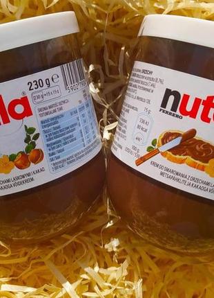 Шоколадная паста с орехами nutella 230г2 фото