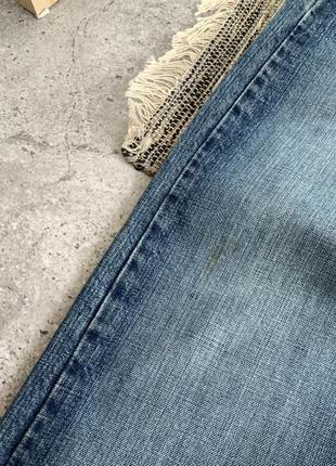 Vintage dolce & gabbana y2k jeans вінтаж чоловічі сині джинси штани дольче габбана рвані в стилі авангард карго потерті розмір 328 фото