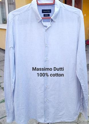 Сорочка massimo dutti оригінал унісекс батал