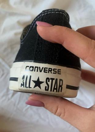 Converse черные кеды3 фото