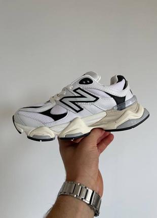 Кросівки жіночі new balance 9060 ‘white black’5 фото