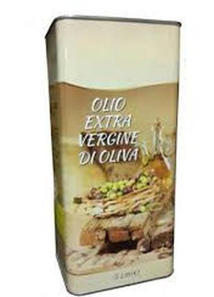 Масло оливковое olio extra vergine di oliva, 5 л2 фото