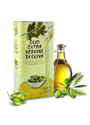 Масло оливковое olio extra vergine di oliva, 5 л