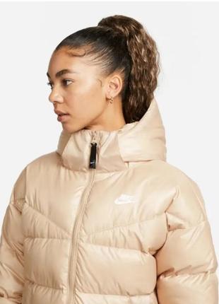 Пуховик куртка длинная женская nike sportswear therma-fit city series parka3 фото